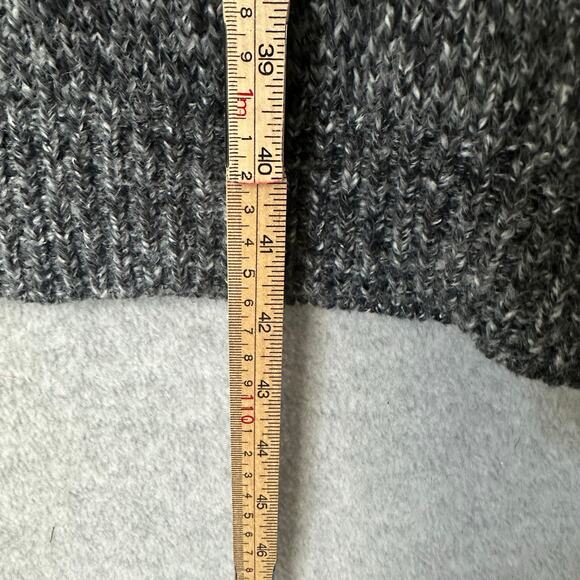 Old Navy Fair Isle Sweater Dress Size XXL Gray Knit Long Sleeve Cowl Turtleneck - Picture 9 of 13